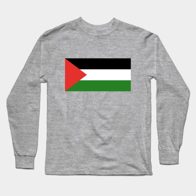 Flag of Palestine Long Sleeve T-Shirt by terrybain